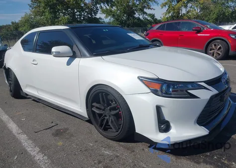 2014 Scion Tc Monogram from USA, damaged, VIN JTKJF5C70E3085686